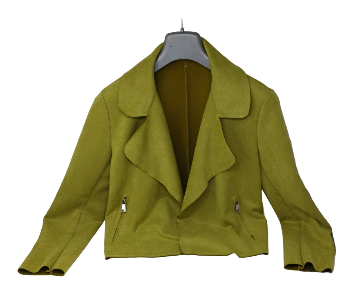 Giacca Verde In Lana Cotta S/m