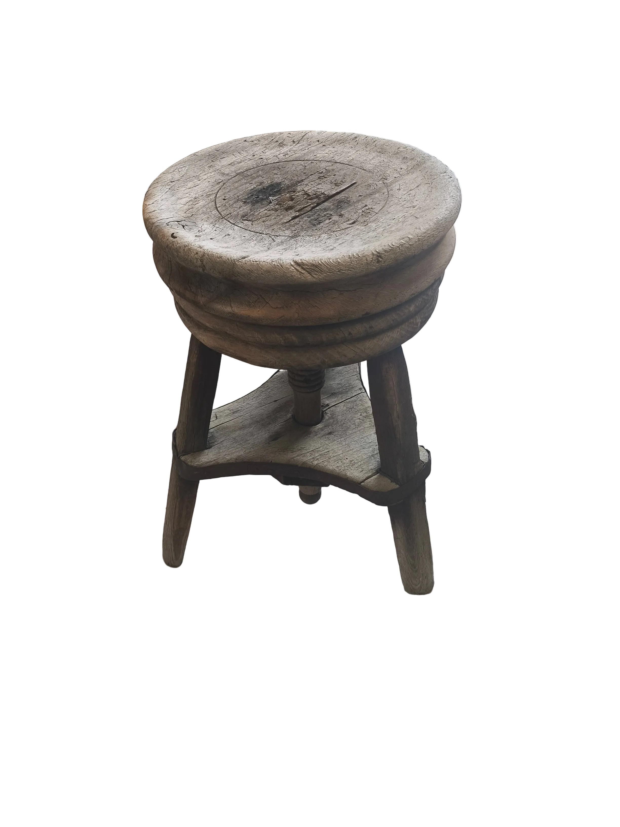Sgabello Vintage Da Ristrutturare