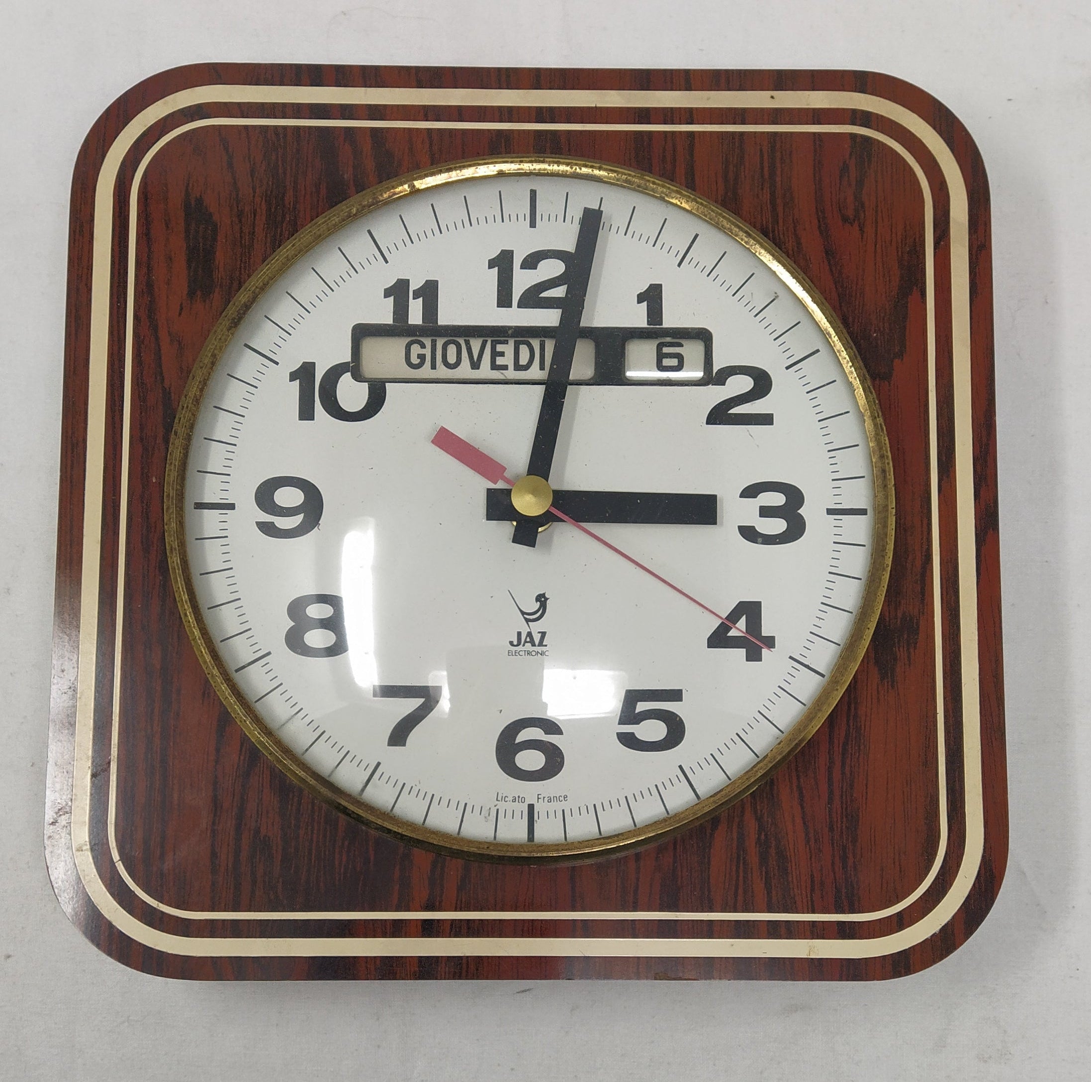 _jaz Orologio Vintage Con Calendario Da Appendere Struttura Formica