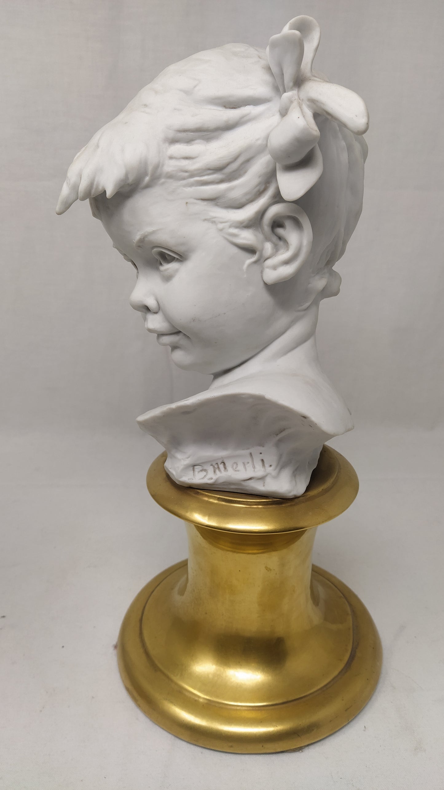 Capodimonte Bruno Merli Busto Bambina