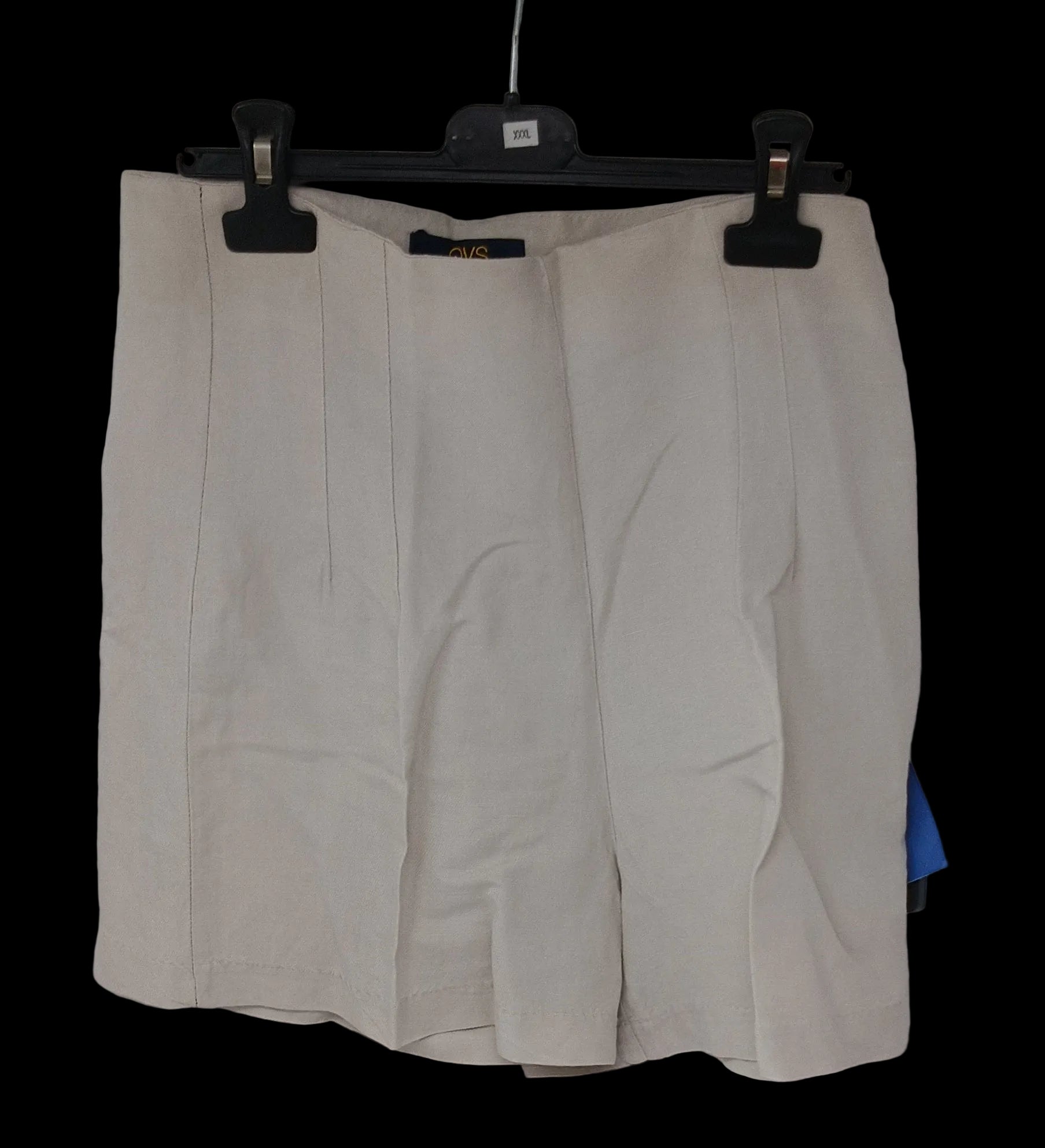 Ovs Pantaloncini In Lino Beige 42 Nuovi