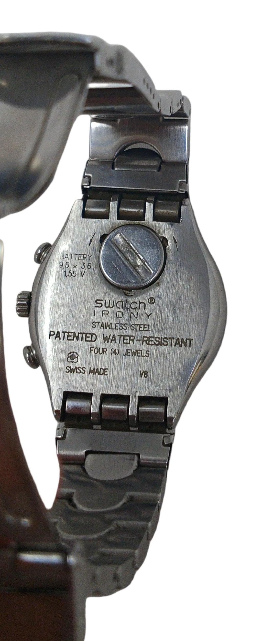 Swatch Irony Cadmos Ycs409g Immacolato Perfetto, Batteria Nuova E Verificato Tenuta Della Guarnizione!!