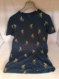 Zara Man Maglietta Blu Banane S