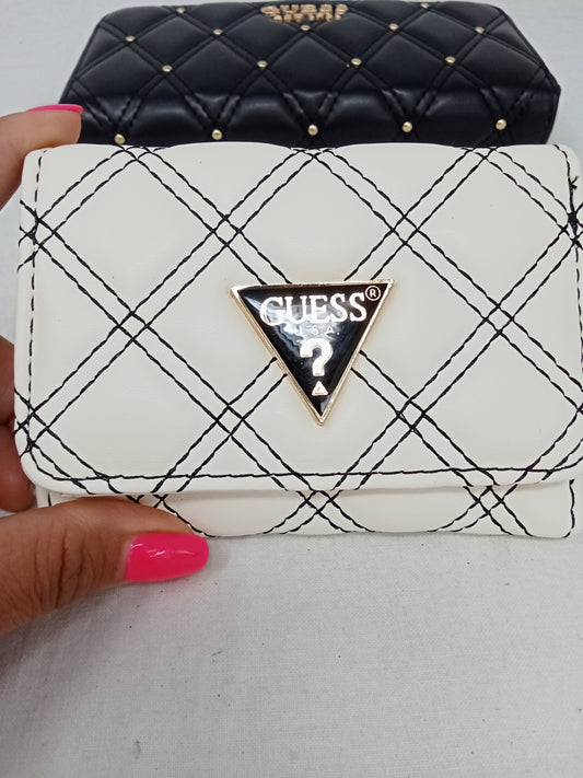 Guess Portafoglio Trapuntata Bca Donna Piccolo