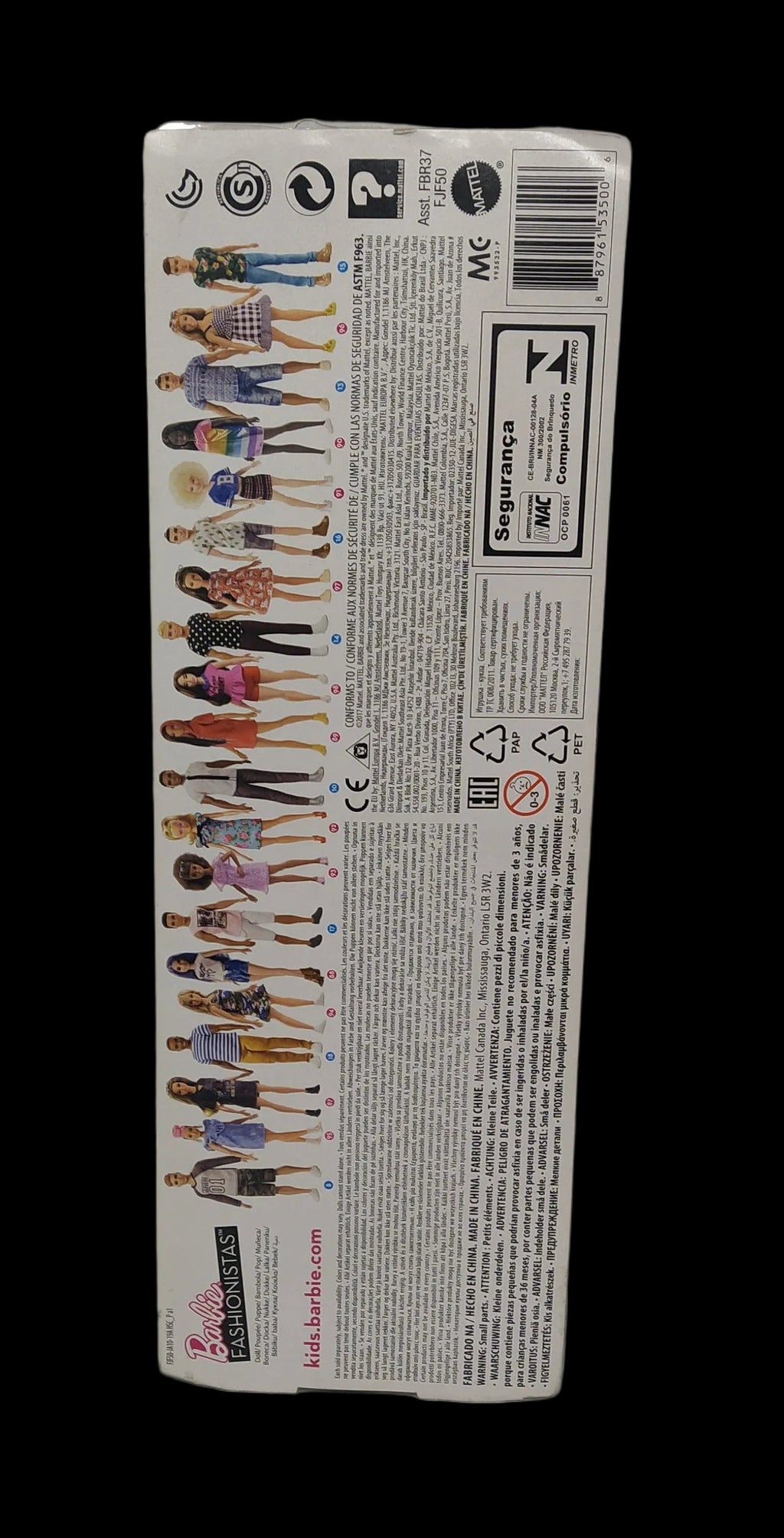 Barbie Fashionistas #90 Rainbow Bright Bambola Afroamericana - Fjf50 Nuova