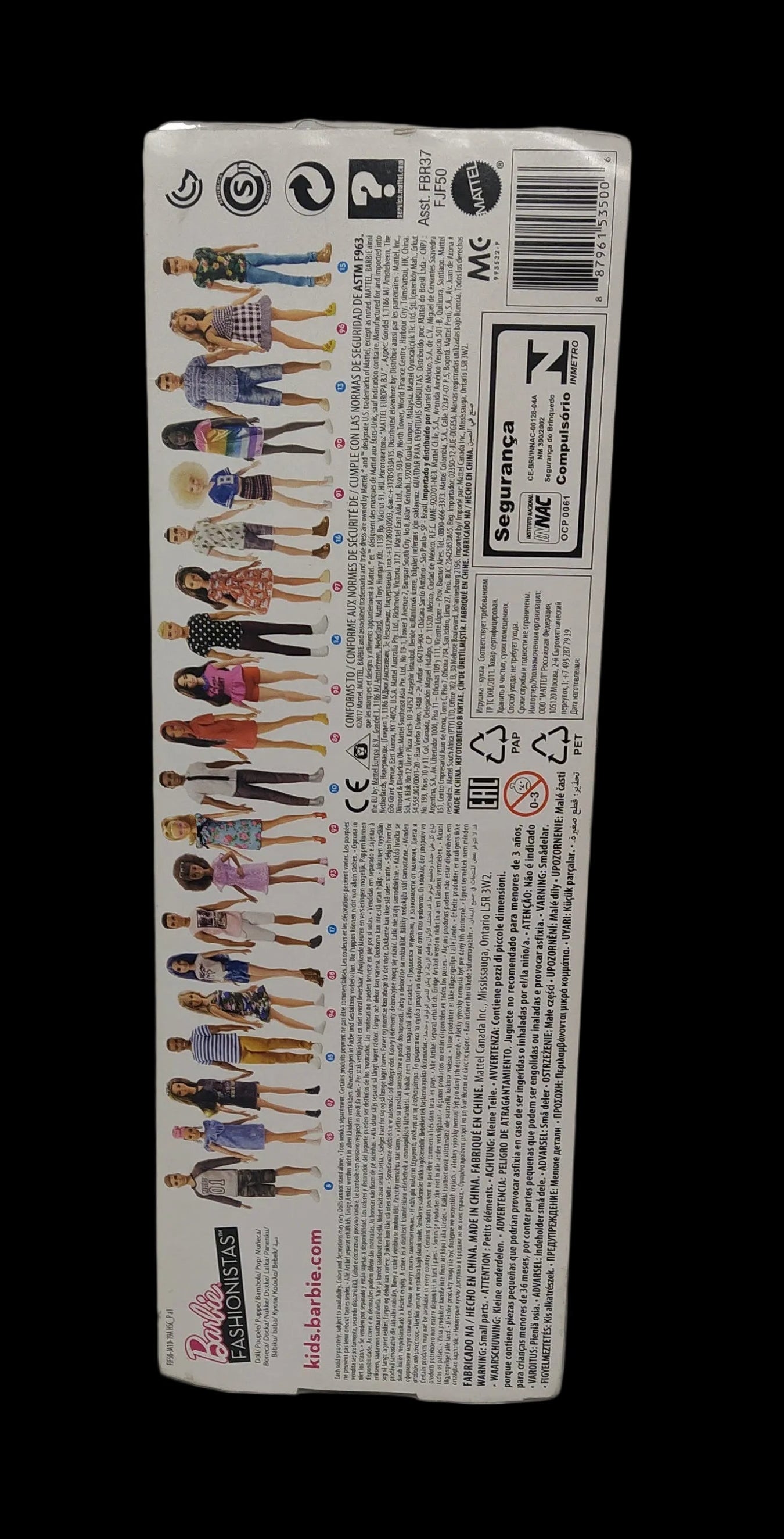 Barbie Fashionistas #90 Rainbow Bright Bambola Afroamericana - Fjf50 Nuova