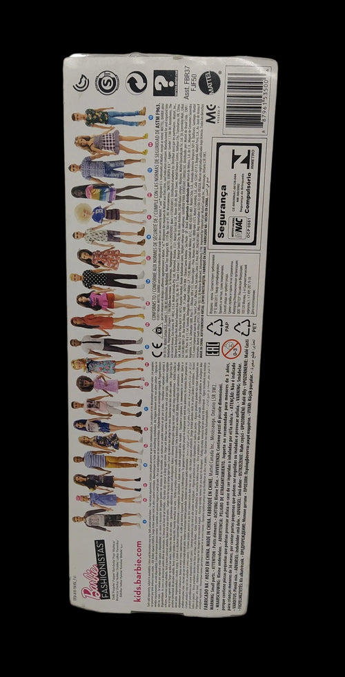 Barbie Fashionistas #90 Rainbow Bright Bambola Afroamericana - Fjf50 Nuova