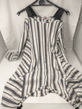 Lmp Camicia Righe Beige Nero Tu