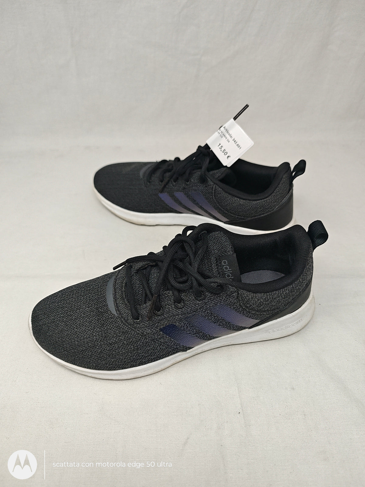 Adidas Cloudfoam Scarpe Da Ginnastica Grigia 39 1/3
