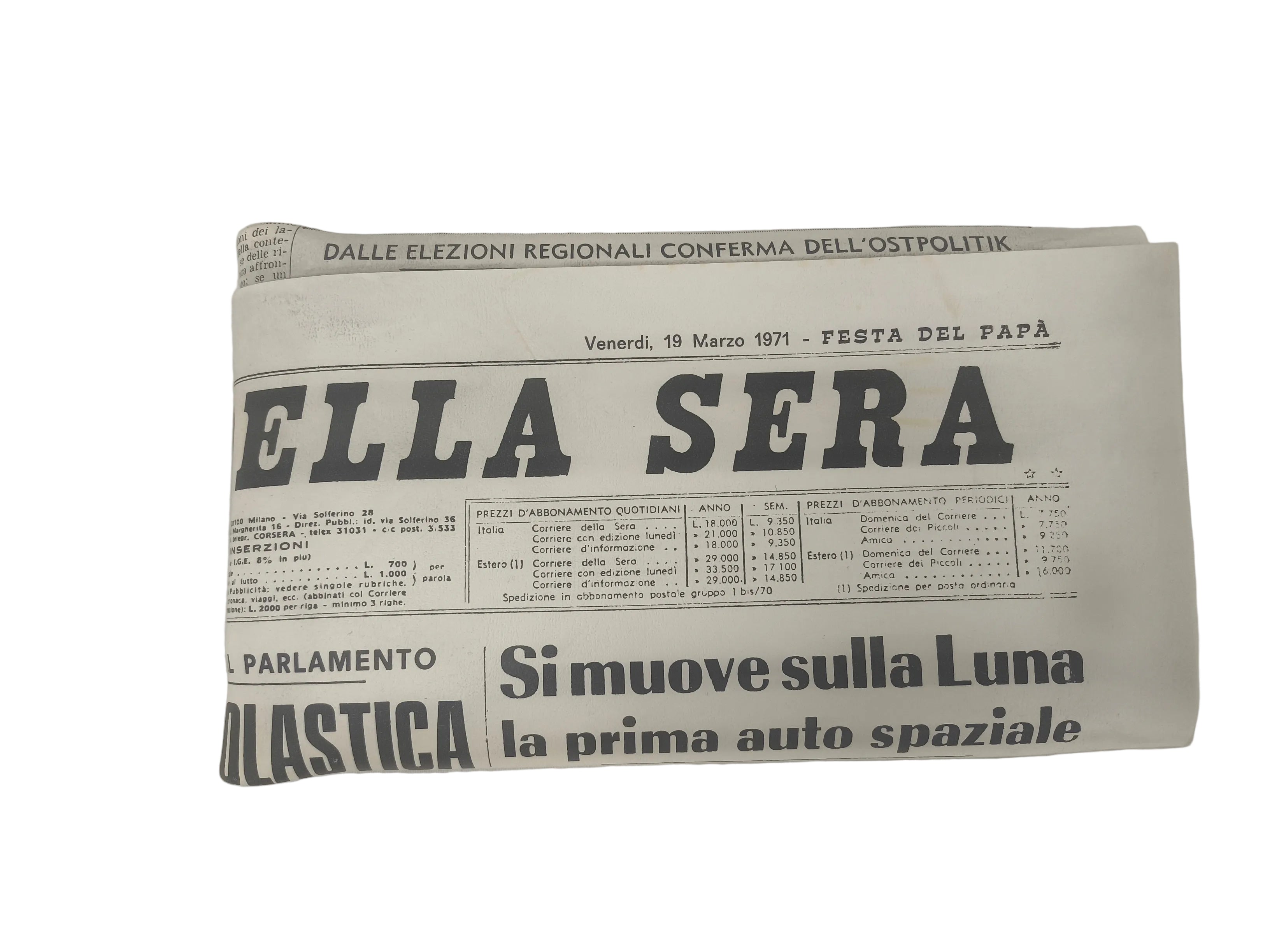 Porta Sigarette Vintage Corriere Della Sera Festa Del Papà Marzo 1971 Con Sigarette Vintage Muratti
