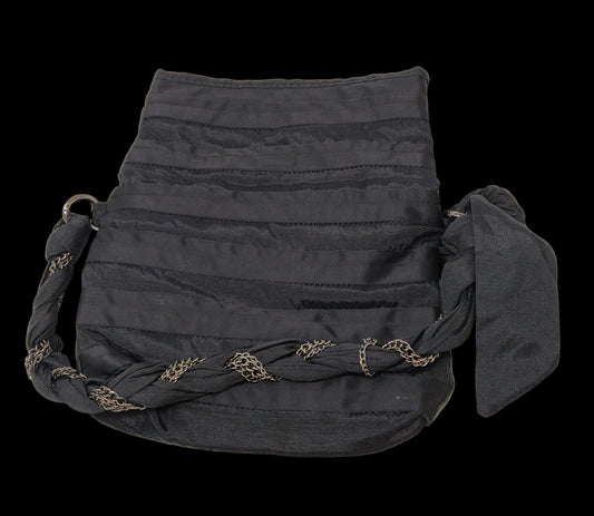 Penny Black Borsa In Tessuto Nera Catene