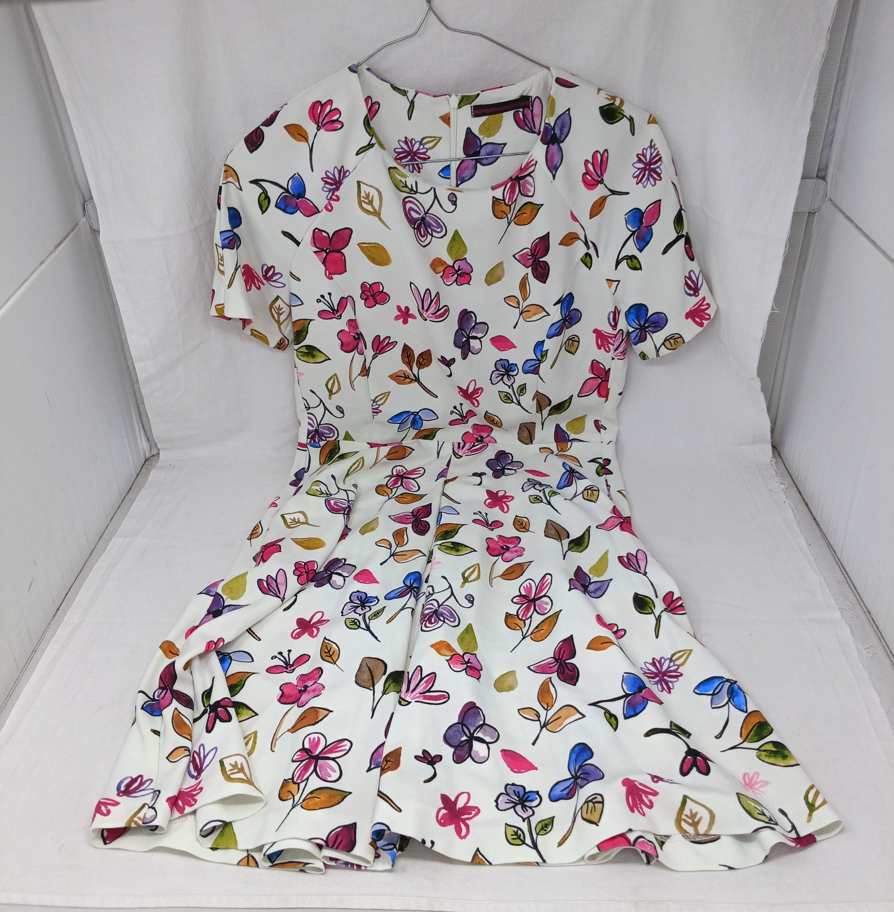 Abito Bco Fiorata 42