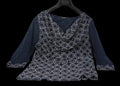 Sweetlala Maglia Tulle Blu Bco Xl