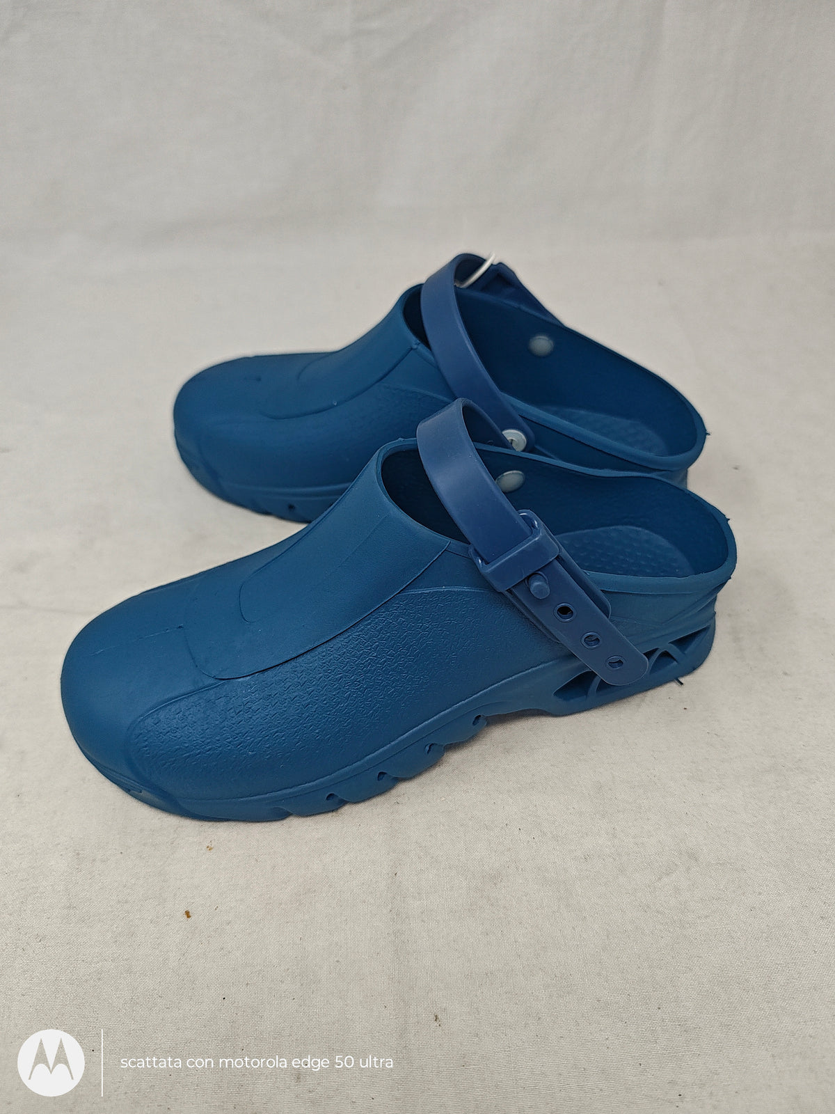 Boxer Zoccolo In Gomma Blu 37/38 Nuovo