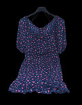 Love Lola Abito Tulle Blu Fiorato 44