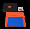 Giorgio Fedon 1919 Astuccio Necessaire Azzuro In Pelle Nuovo