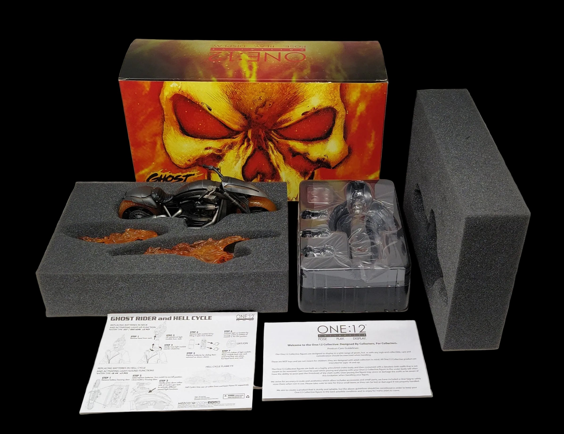 One:12 Collection Ghost Rider Nuovo Con Scatola
