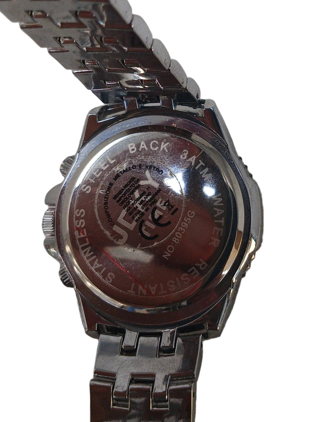 Jcky Time Orologio Automatico Cinturino Acciaio Quadrante Bianco