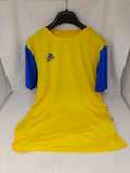 Adidas Maglietta Da Palestra Gialla Blu L