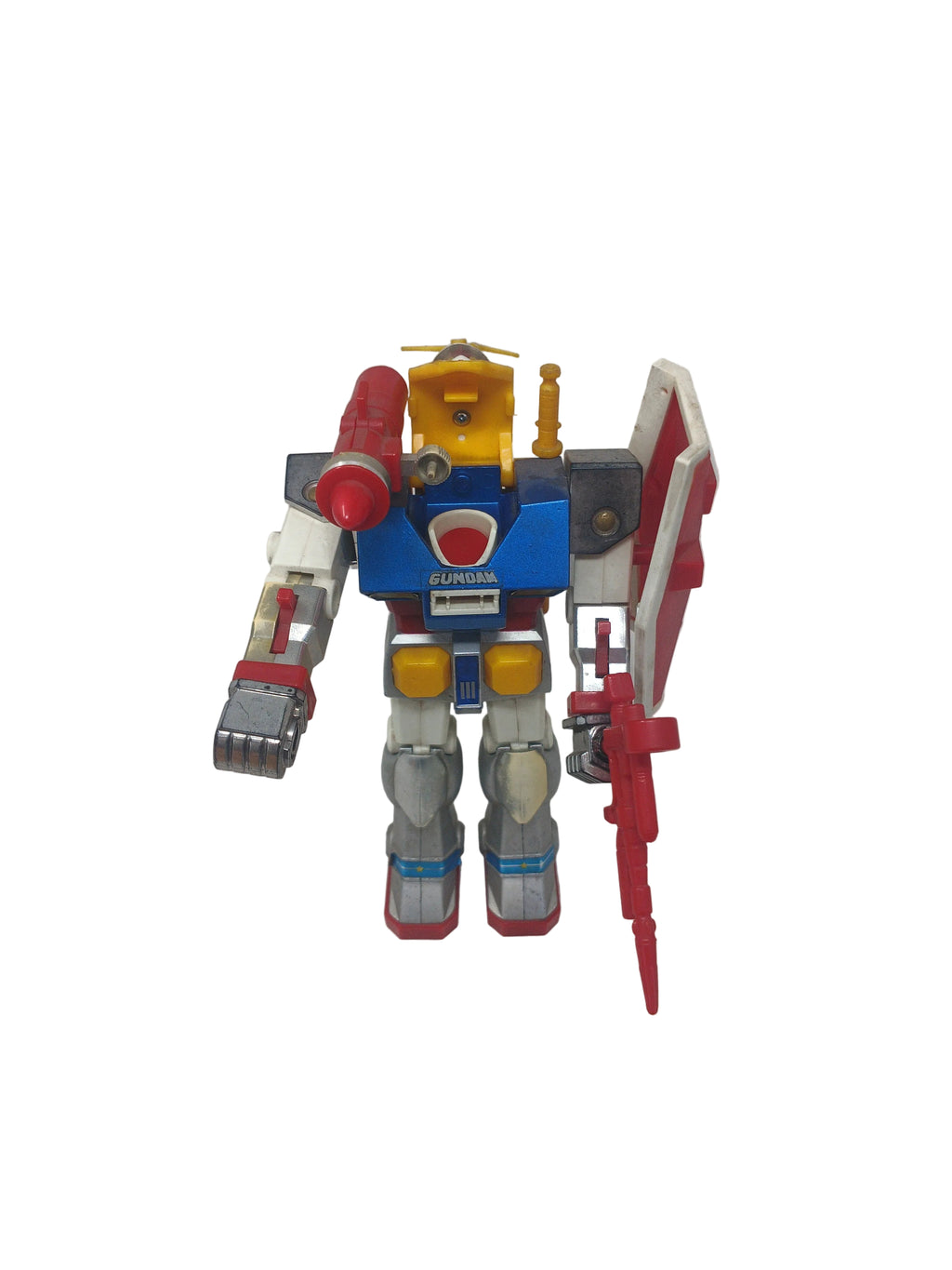 Gundam Action Figure Clover Ceppi Ratti Con Dischi Nel Petto Anno 1979