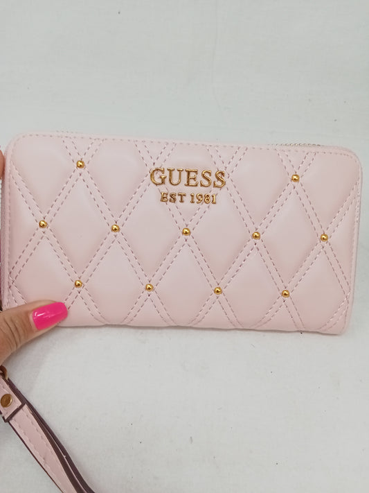 Guess Portafoglio Trapuntata Rosa Donna