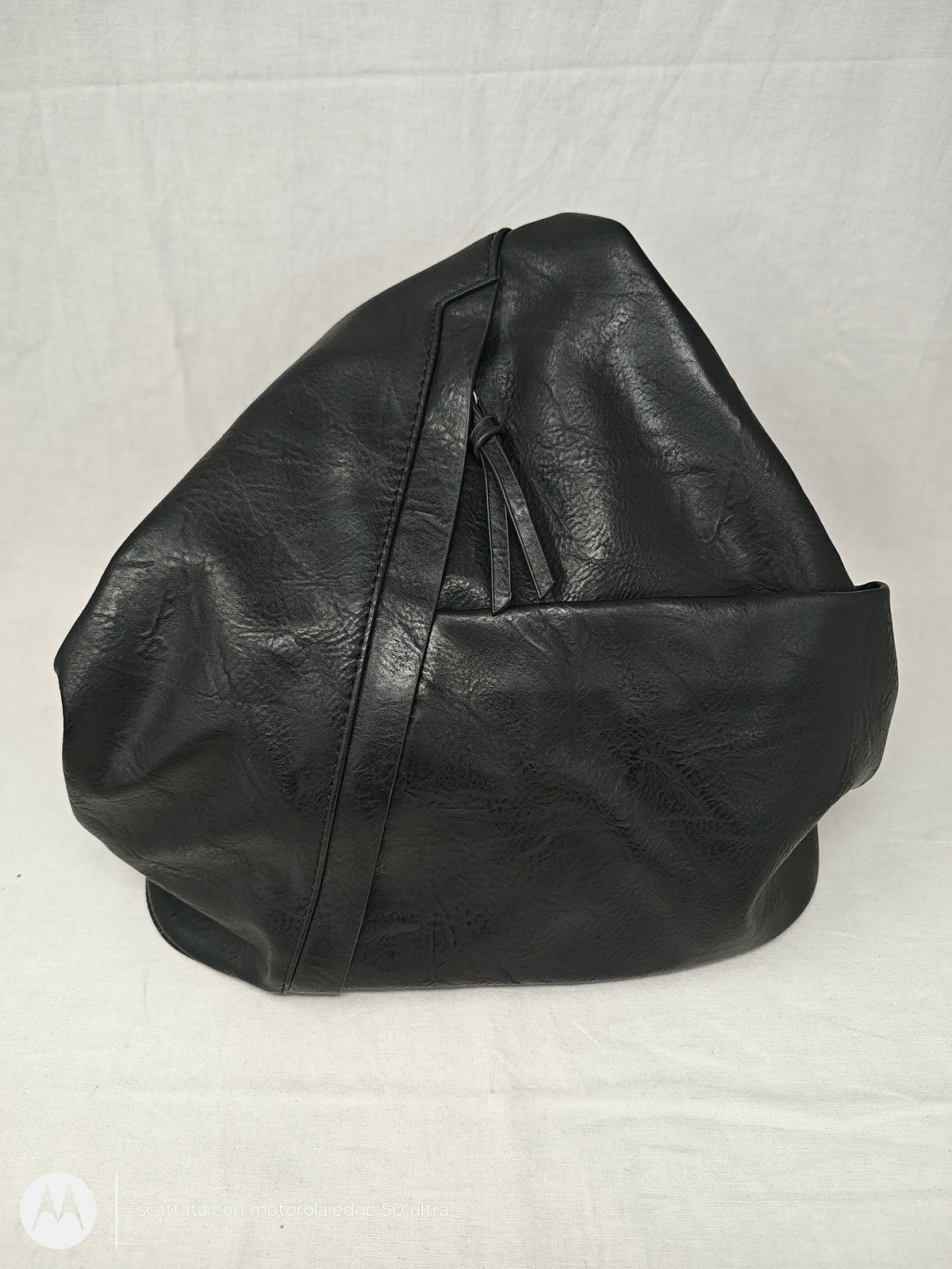 Zaino Nero Ecopelle