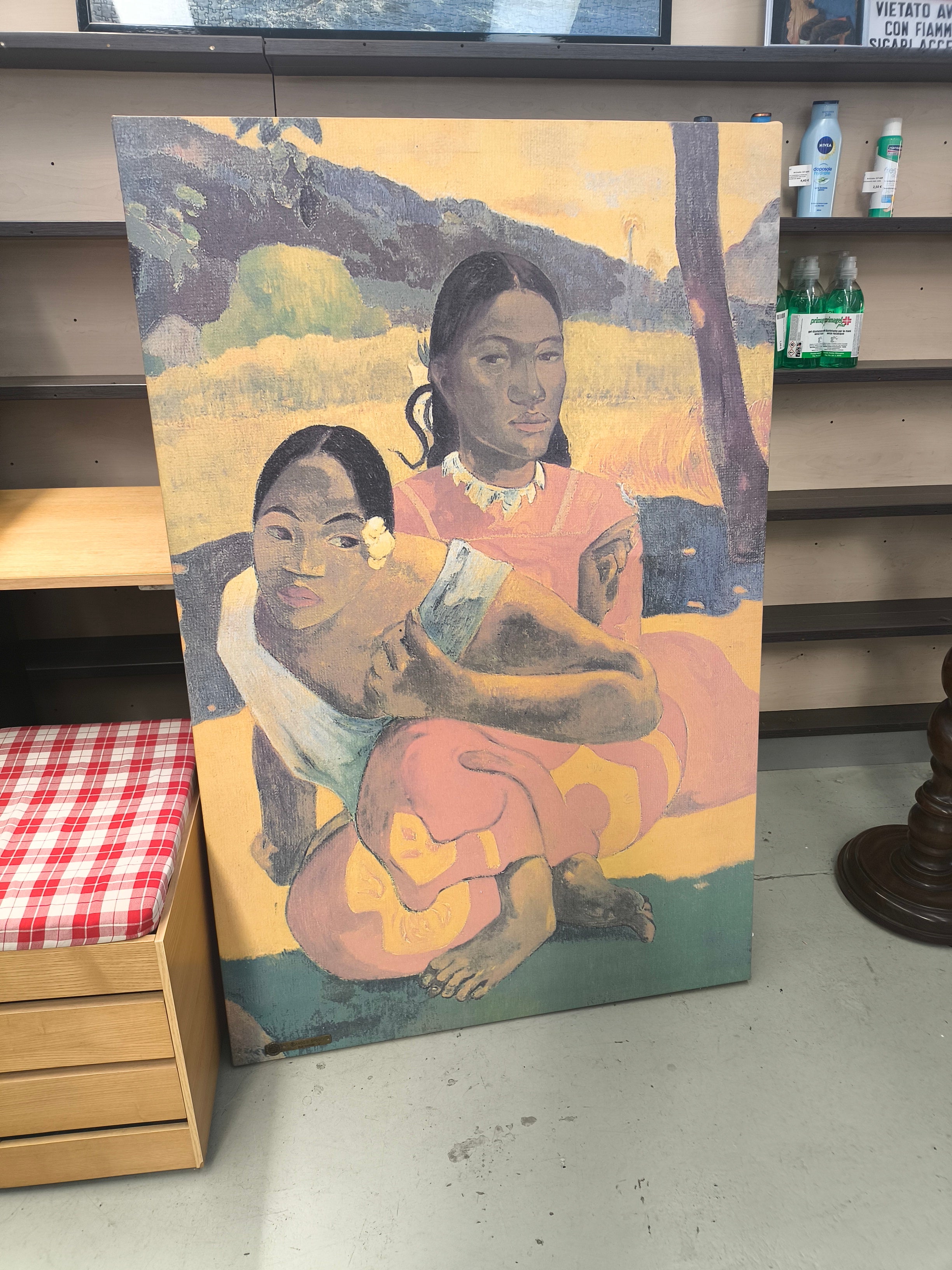 Grande Stampa Senza Cornice 88x136 Gauguin "quando Ti Sposi"