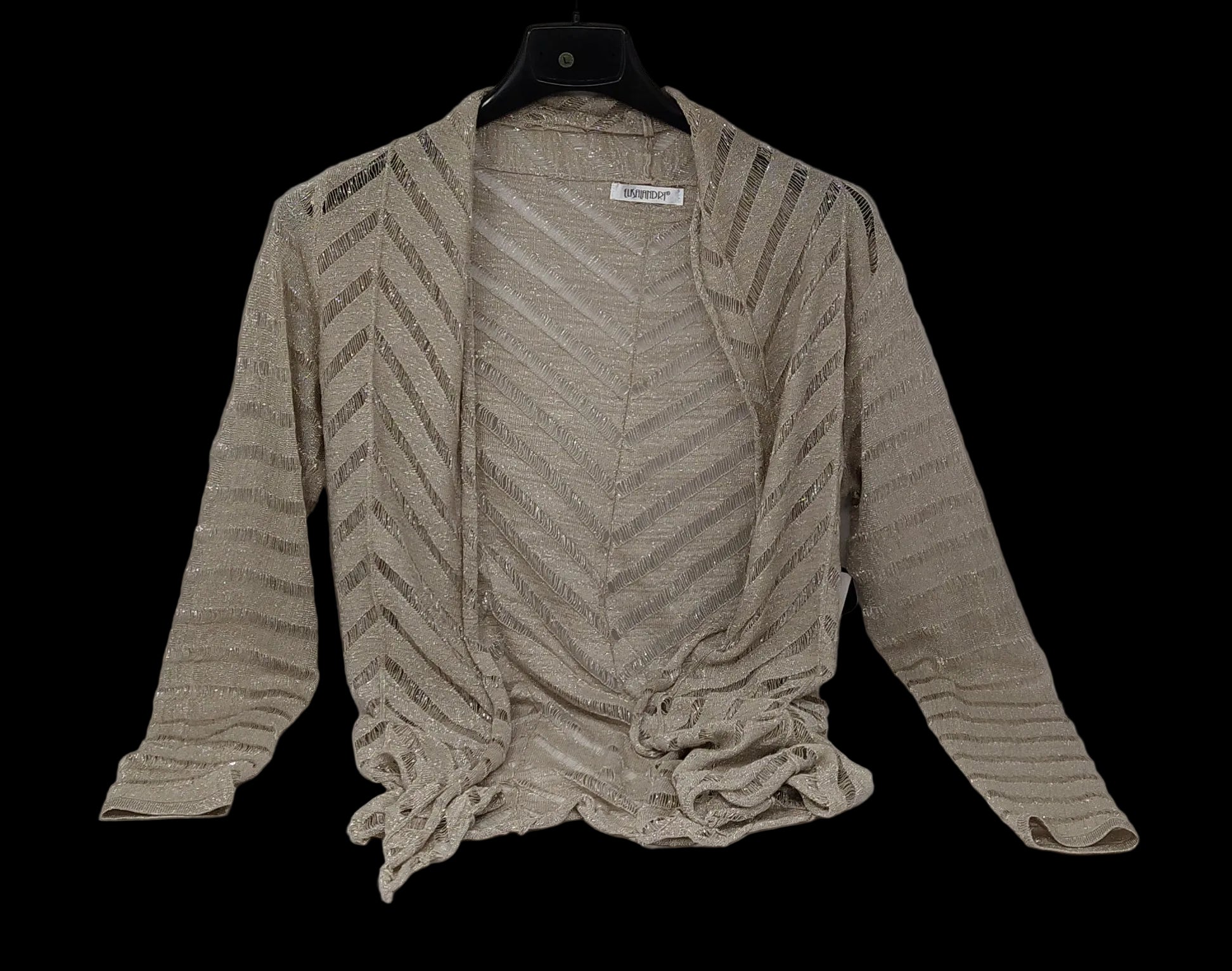 Elisalandri Cardigan Beige Glitter Tu