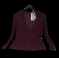 Ichi Cardigan Bordeaux S Nuovo