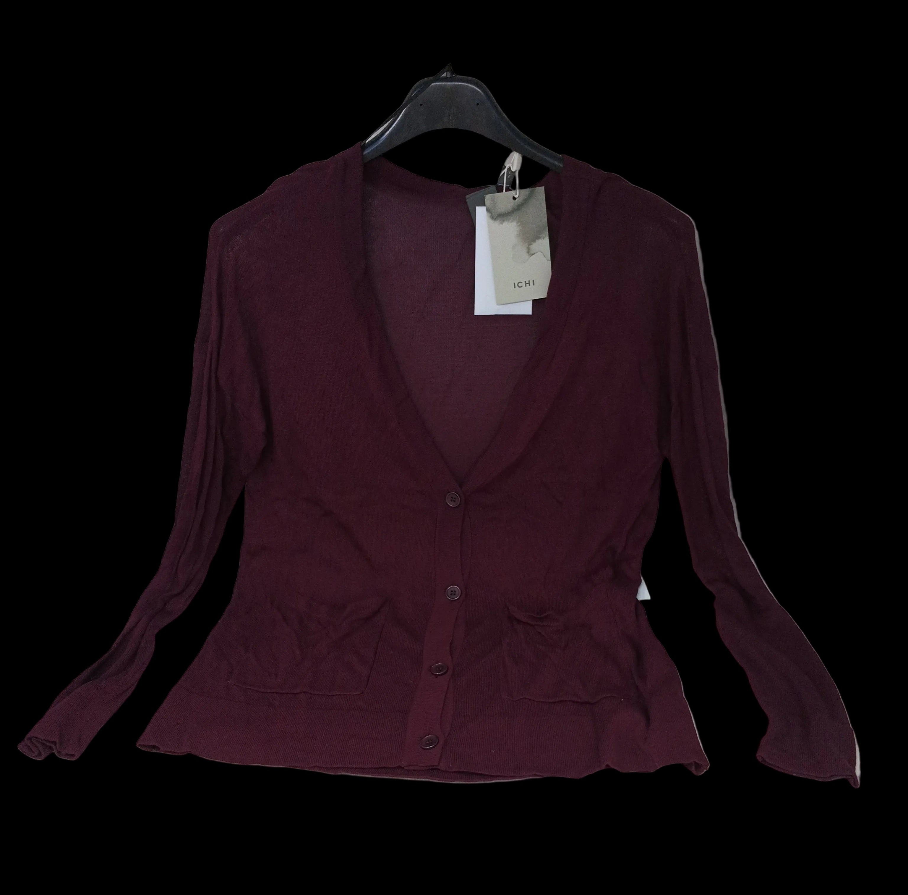Ichi Cardigan Bordeaux S Nuovo