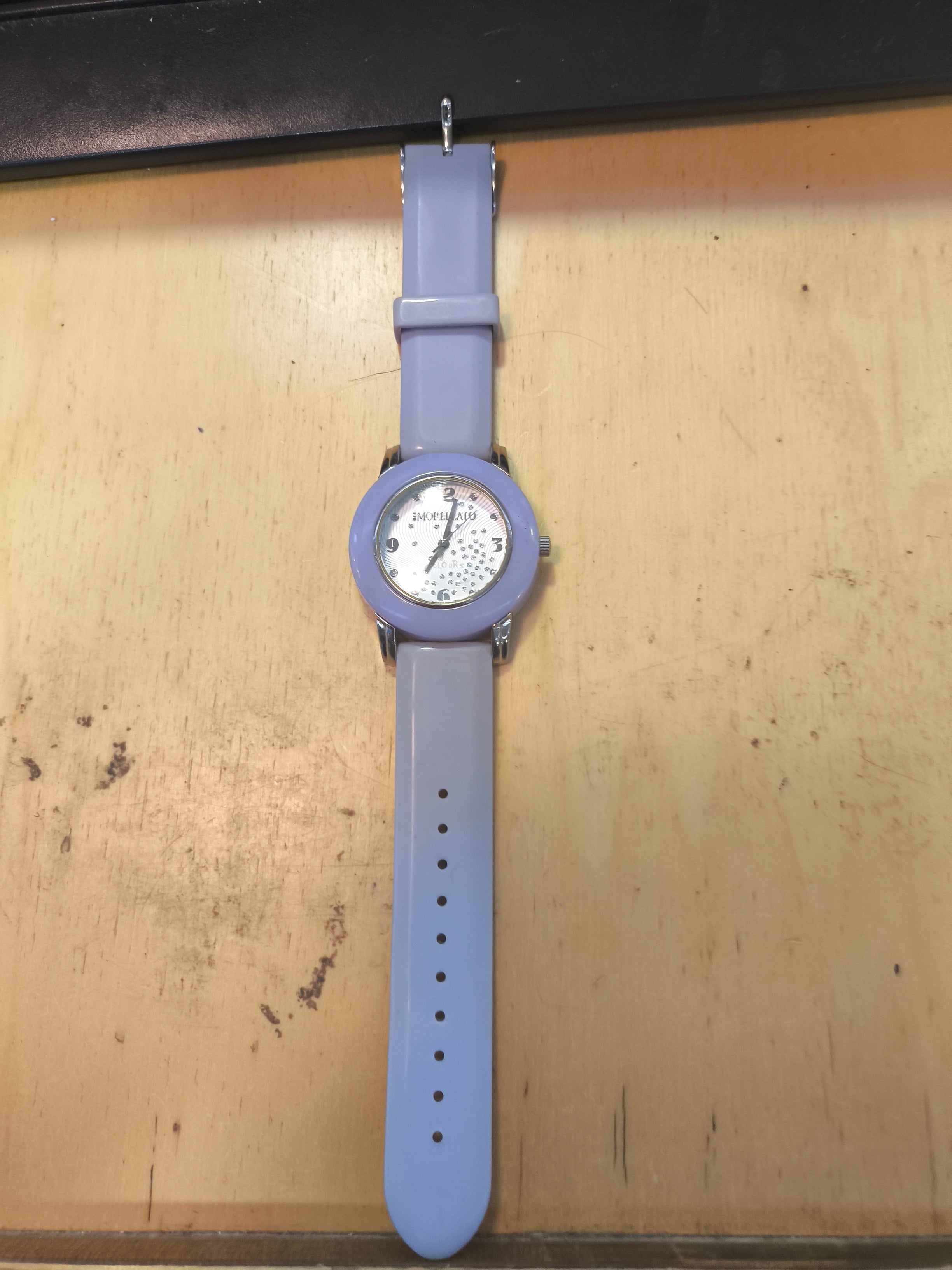 _morellato Orologio Da Polso Con Brillantini Bracciale Silicone Lilla