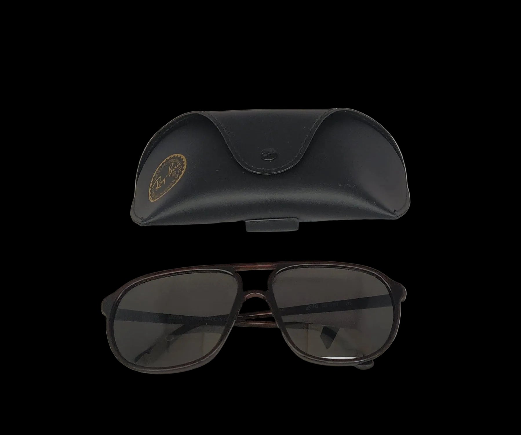 Occhiali Lozza Zilo Sport 70 Neri Uomo Vintage Anni 80 -(custodia Ray Ban)