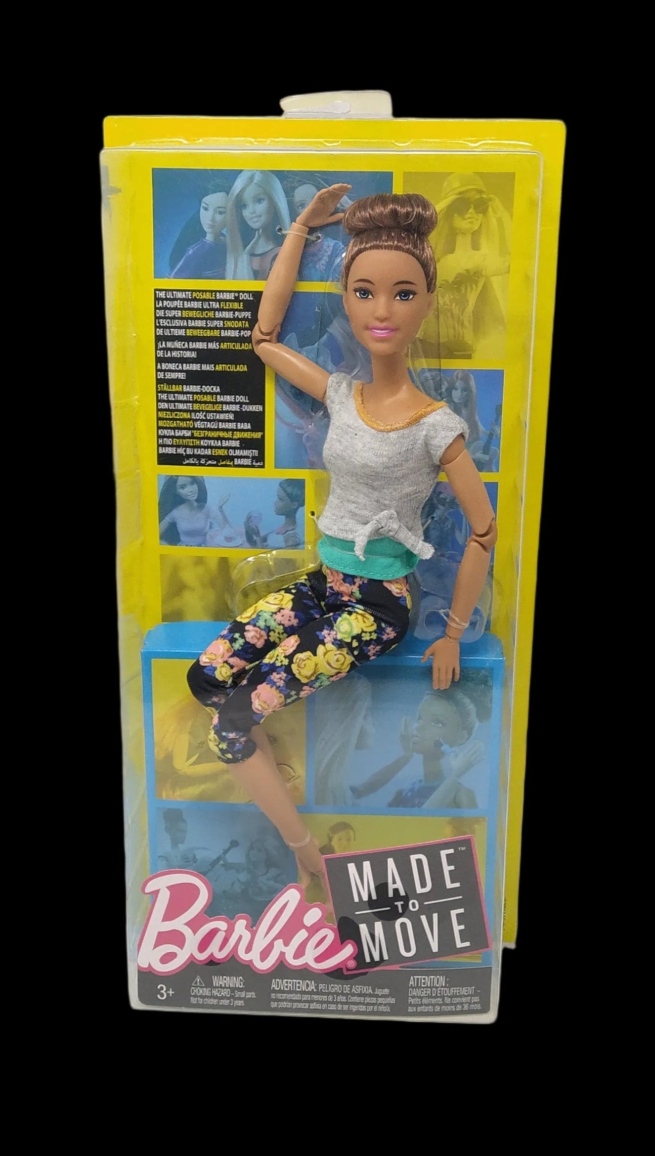 Barbie Bambola Snodata, 22 Punti Snodabili Per Infiniti Movimenti, Multicolore Ftg83 Nuova