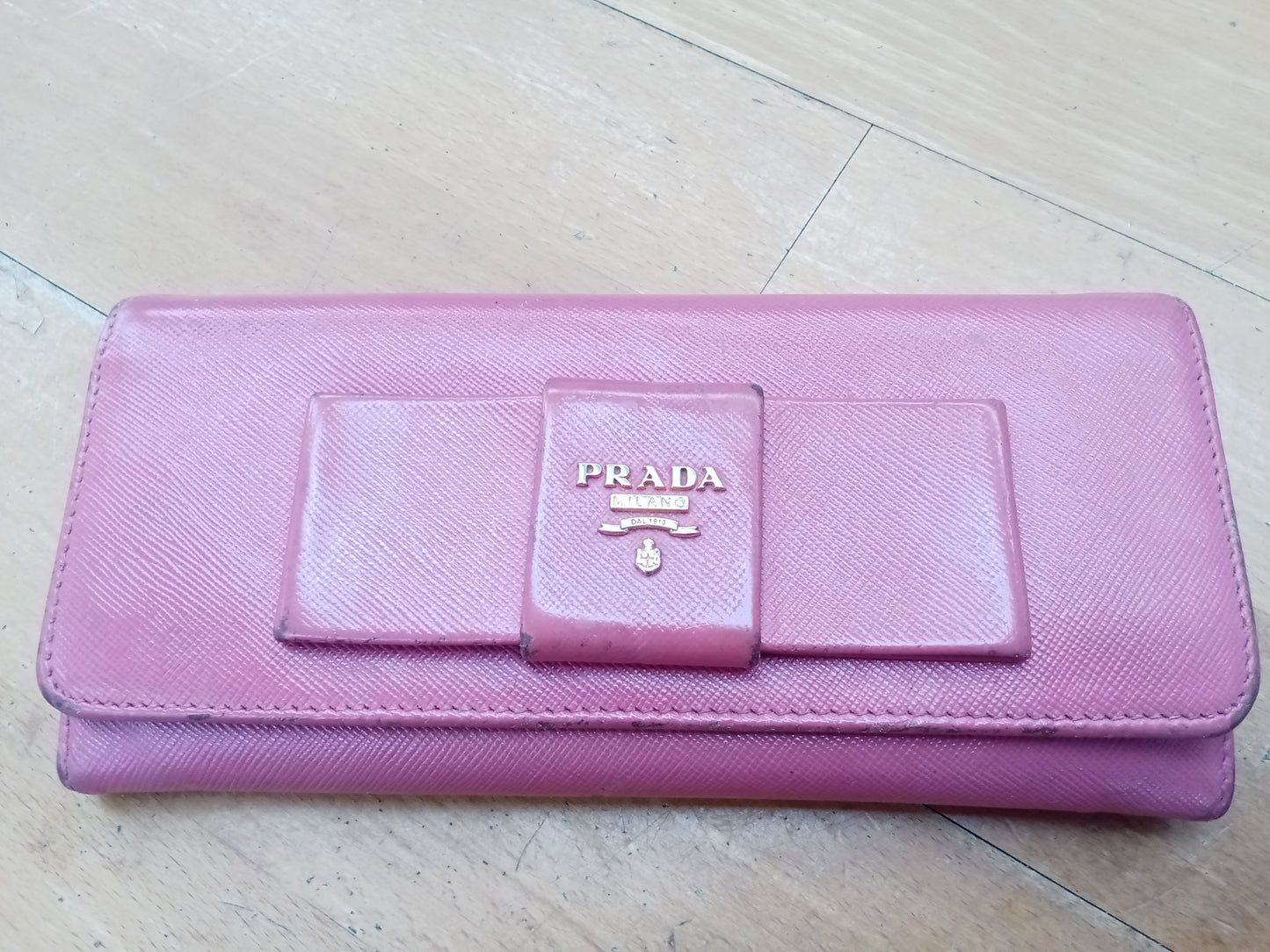 Prada portafogli Rosa in pelle