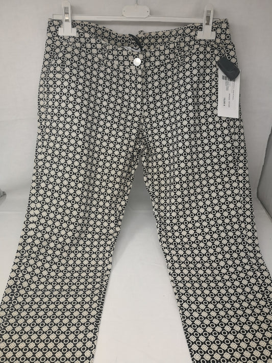 Wendy Trendy Pant.bco Nero Fiori 29