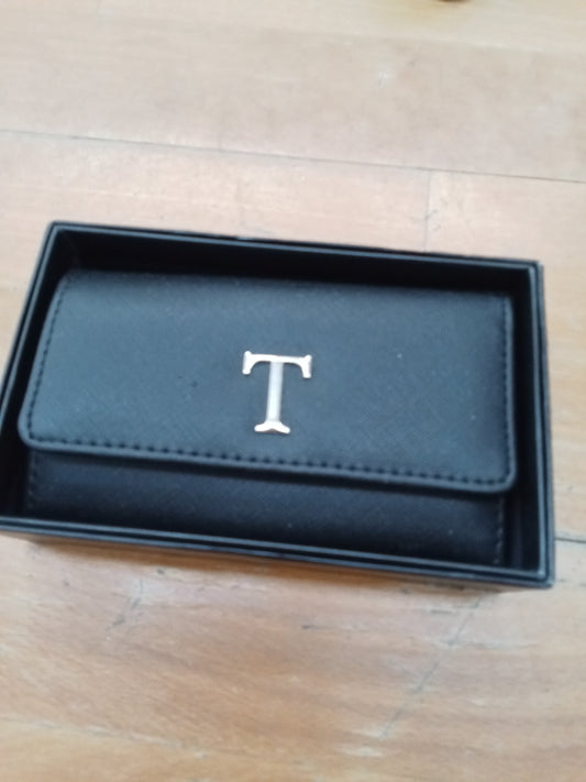 Trussardi Porta Chiavi Nero Ecopelle