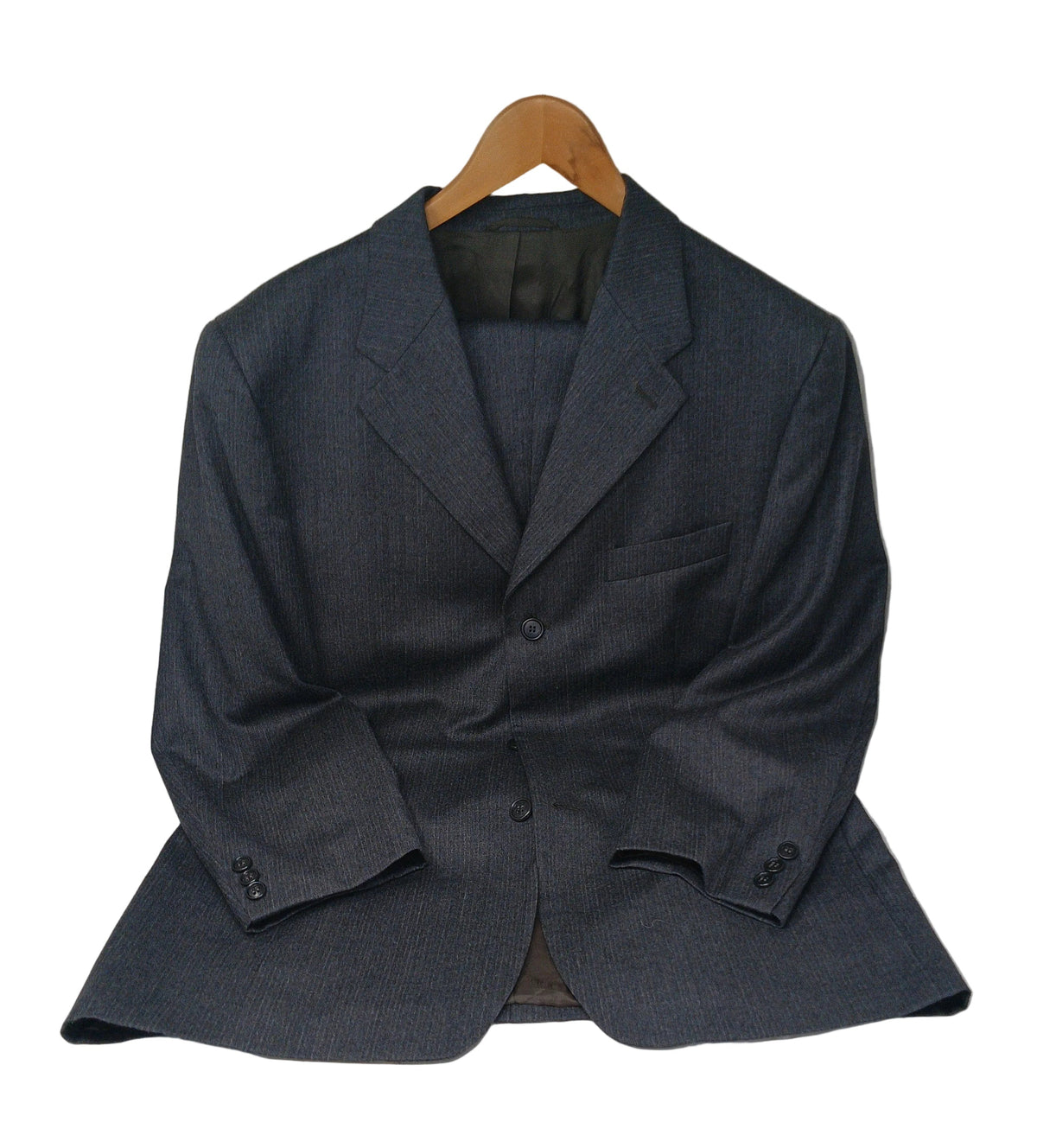 David&david Completo Classico In Lana Grigio 52