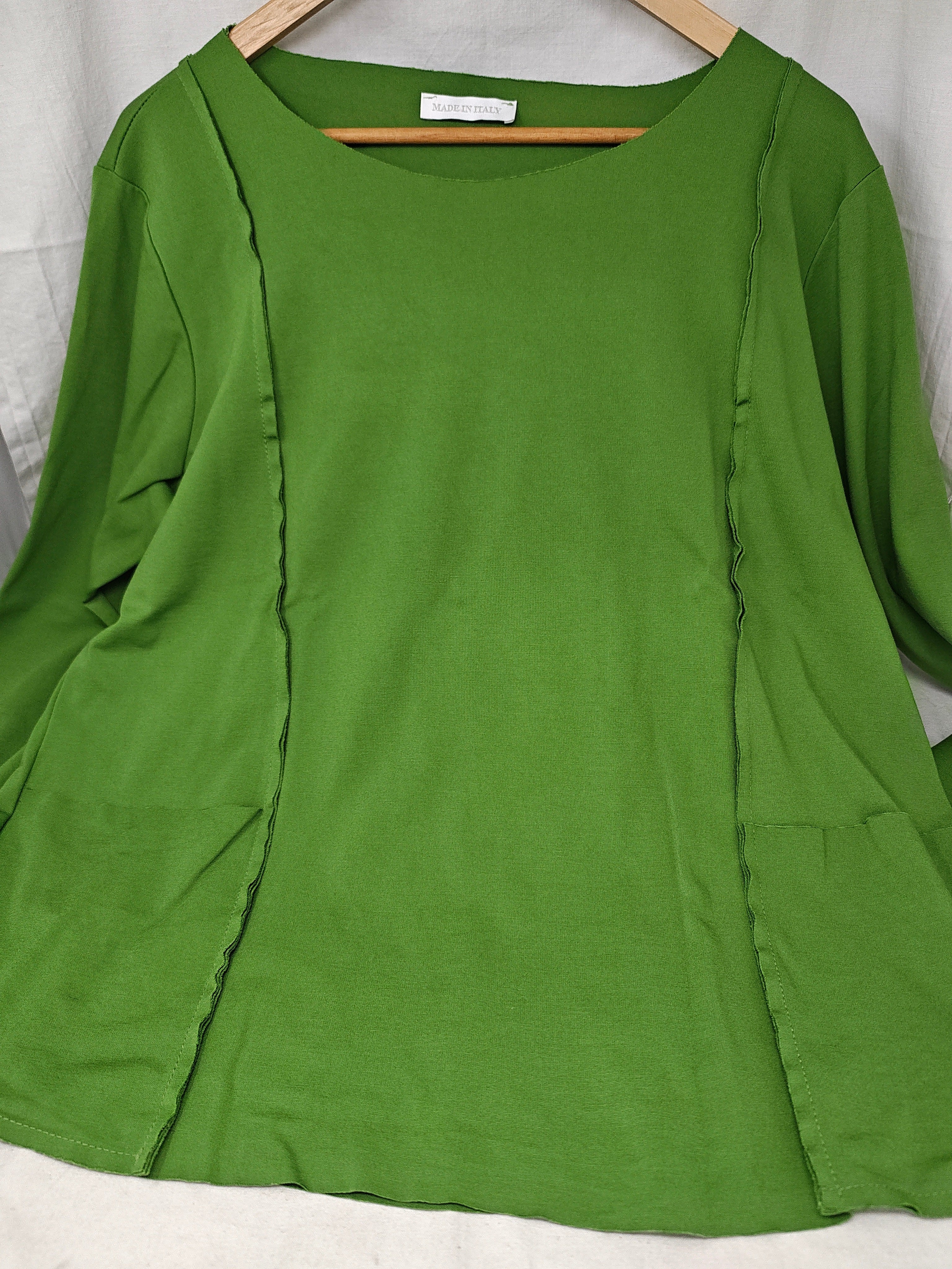 Made In Italy Maglietta Verde Tu
