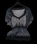 Elisalandri Maglia Tulle Nera Bca Paiett M