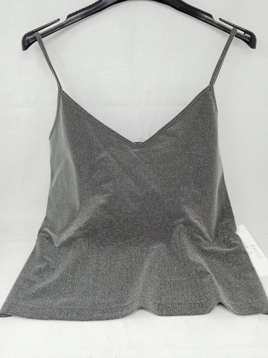 Esprit Top In Velluto Argento L