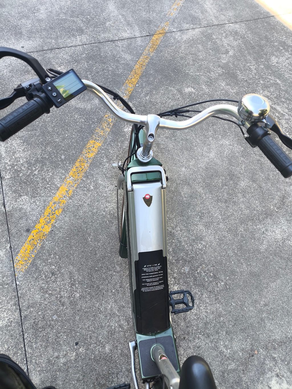 Frisbee Bicicletta Elettrica (alimentatore + Chiavi Cella 39)