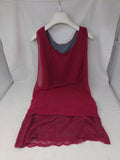 Intimissimi Abito Tulle Pizzo Bordeaux M