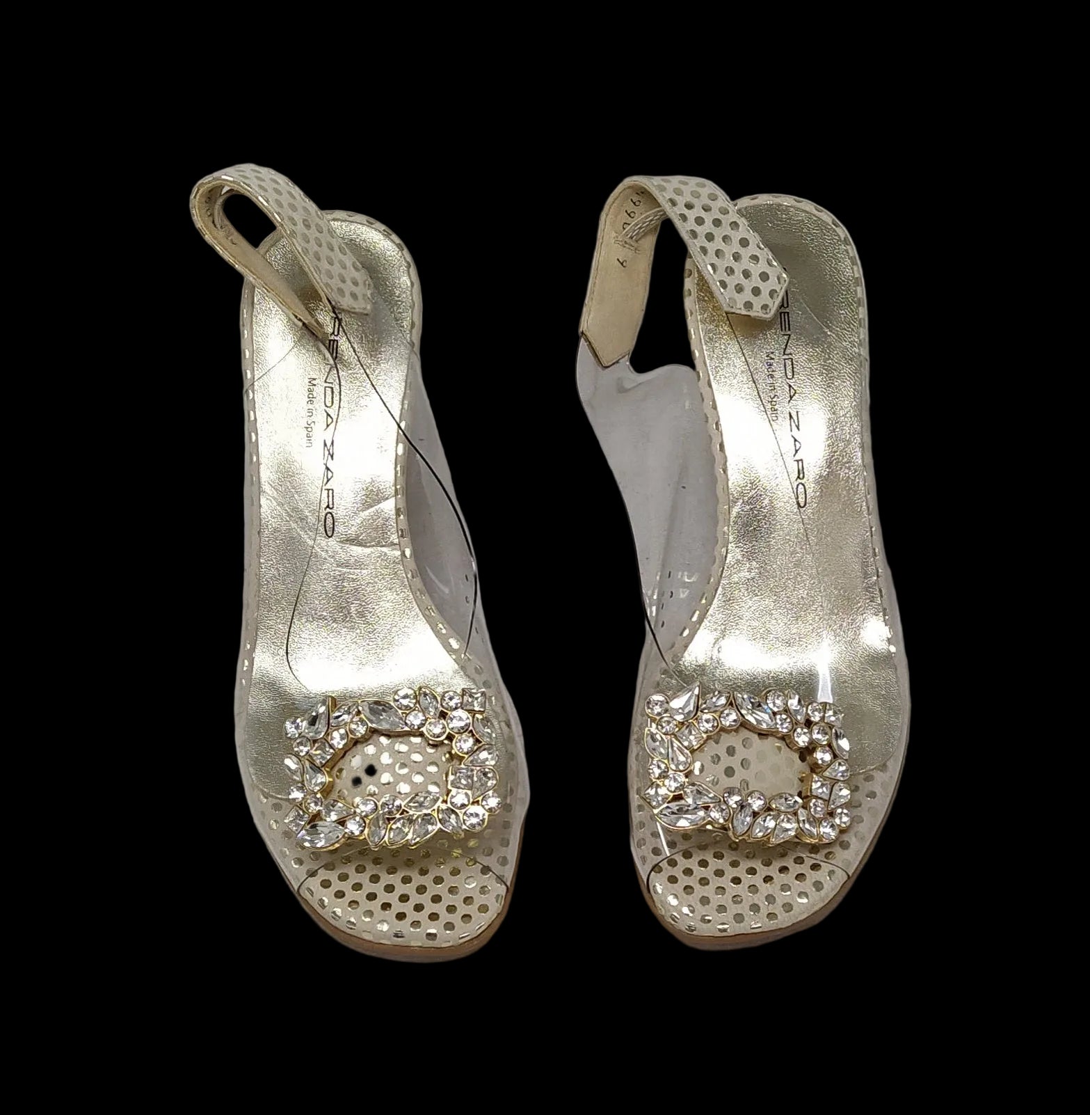 Brenda Zaro Sandalo Oro Trasparente 36.5