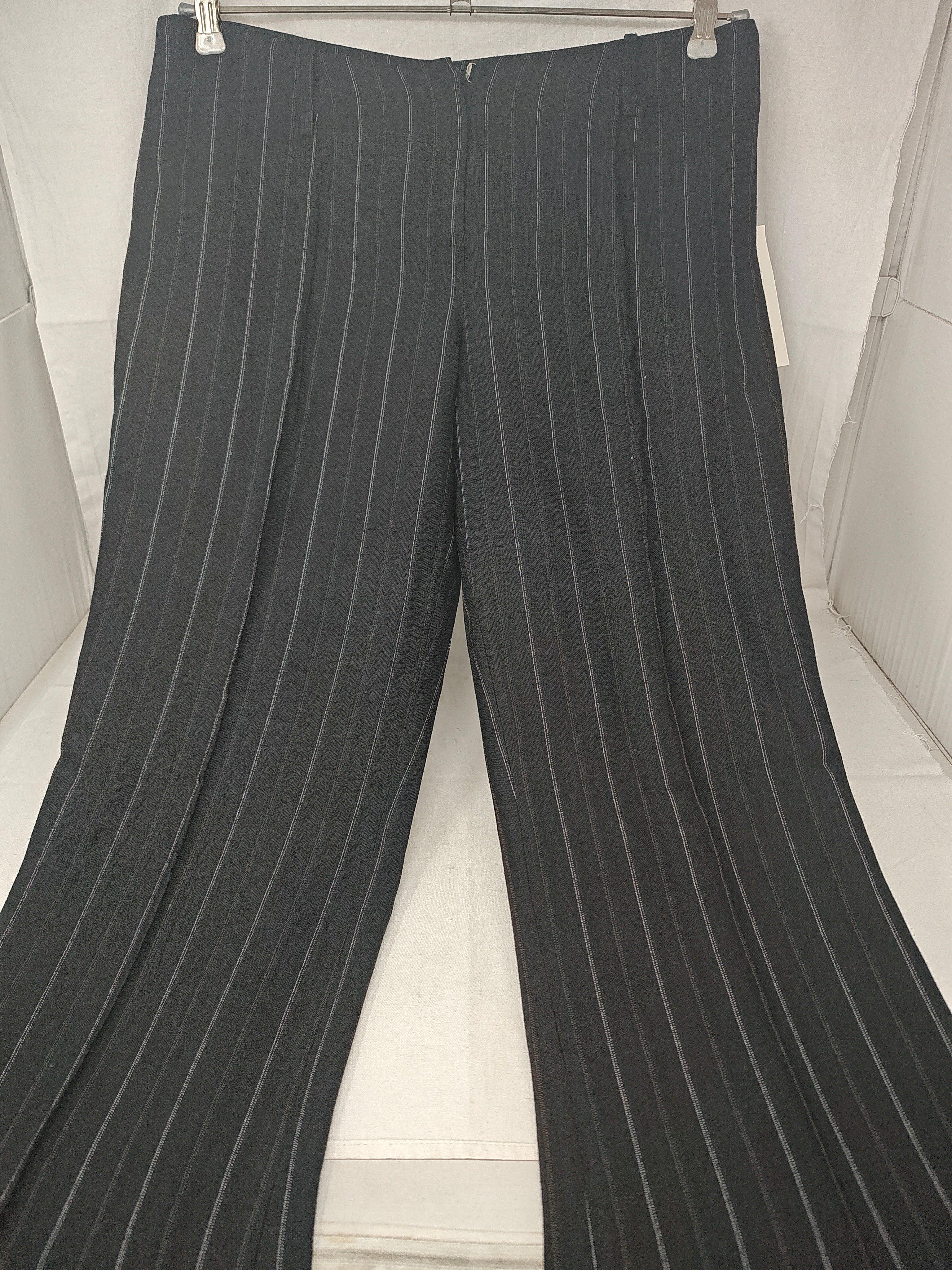 Acciaio Pantaloni Neri Righe 46