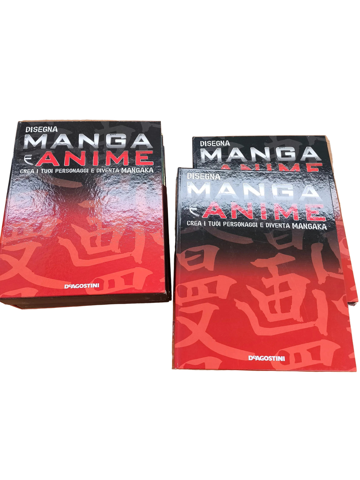 De Agostini Disegna Manga E Anime 100 Fascicoli, 4 Raccoglitori (manca Il Quinto) Senza Accessori