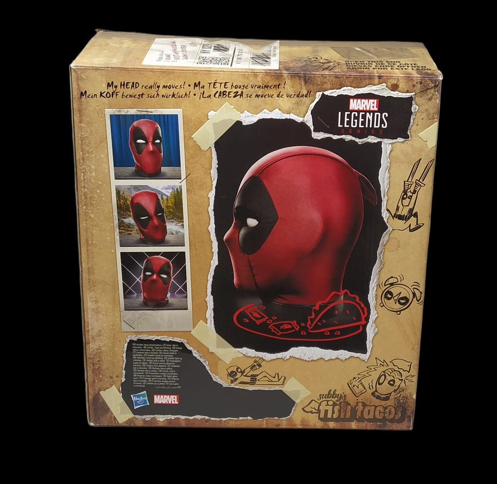Hasbro Marvel Legends Deadpool Testa Interattiva Elettronica Nuova Con Scatola