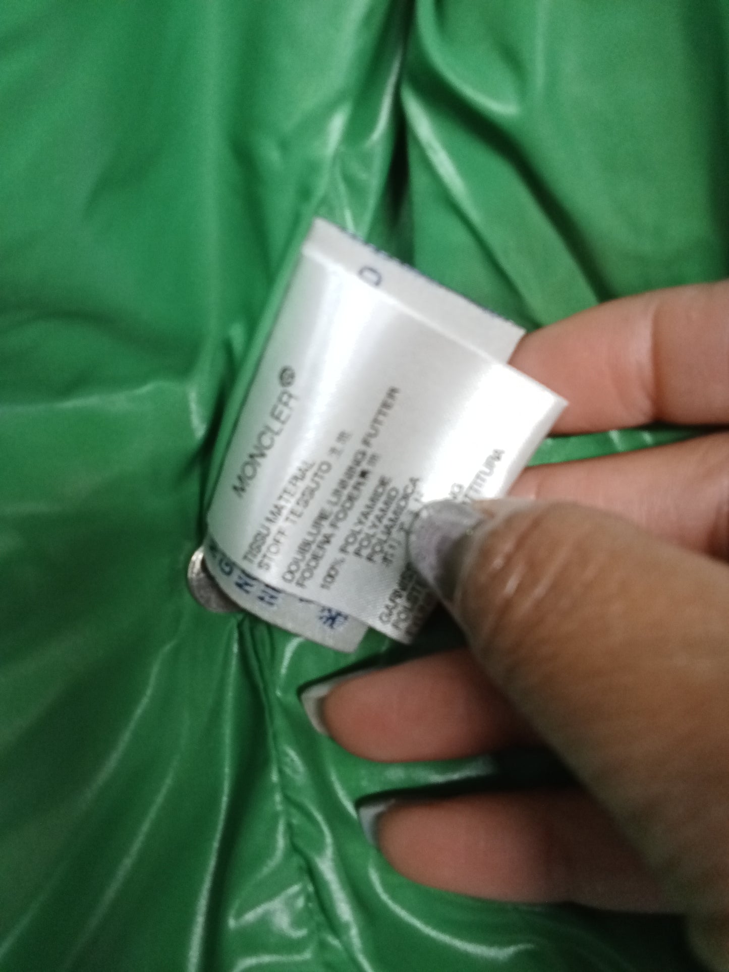 Moncler Gilet Verde Tg 1 S 40