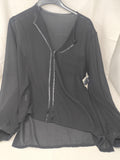 Camicia Tulle Nero M
