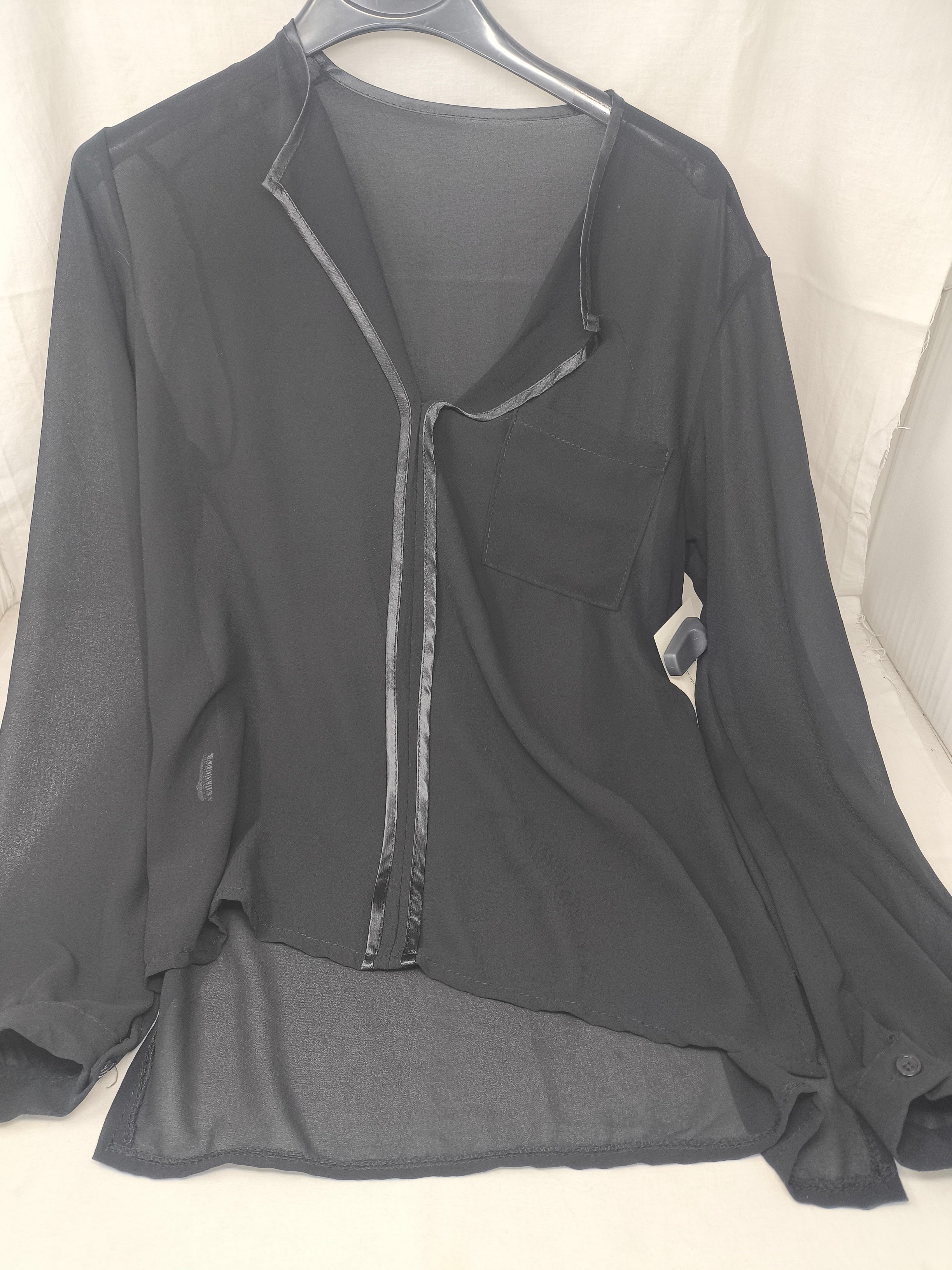 Camicia Tulle Nero M