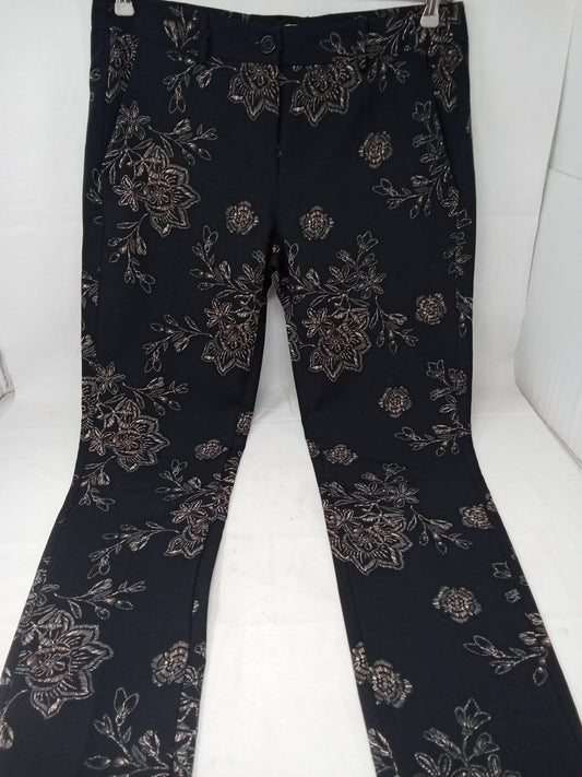 Motivi Pant.neri Fiori 48